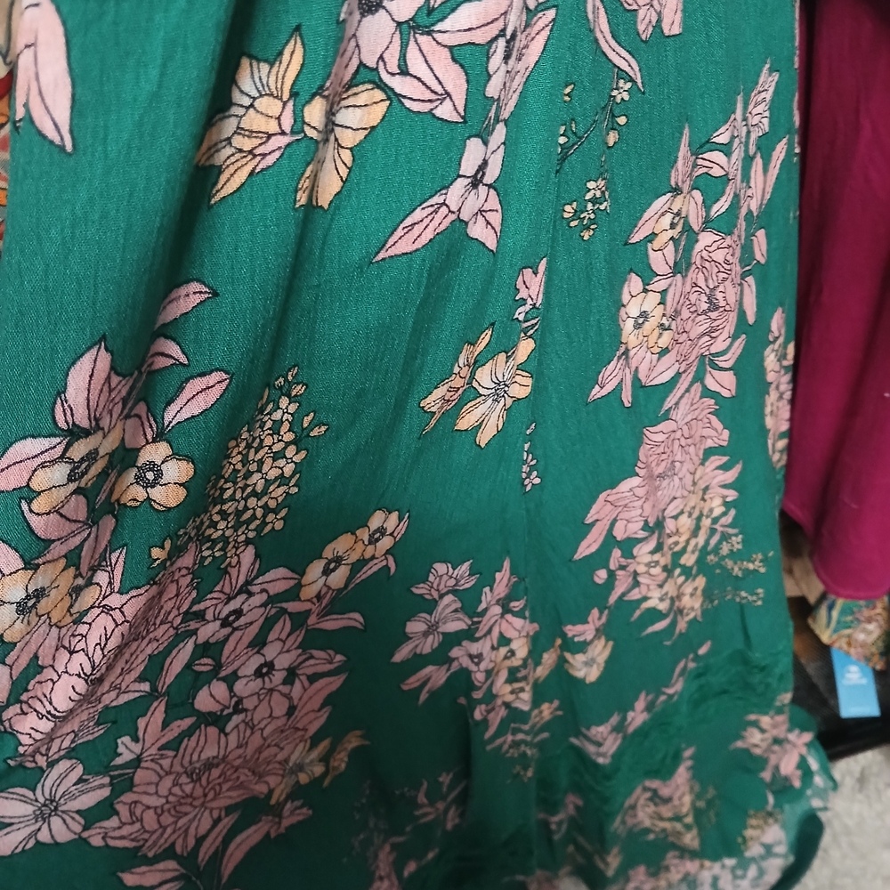 Torrid Green Floral Maxi Dress - Picture 4 of 4